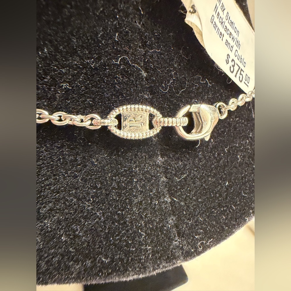 NWT Judith Ripka JR Garnet Max Station Collection 18 Inch Necklace RARE! - Picture 14 of 14